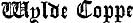 Wylde Coppe